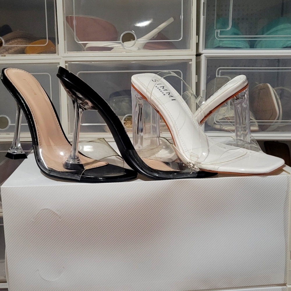 Clear heels!